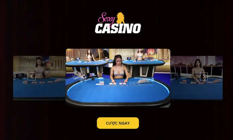 Điểm mạnh của Sexy casino dabet sảnh game hấp dẫn cùng chân dài