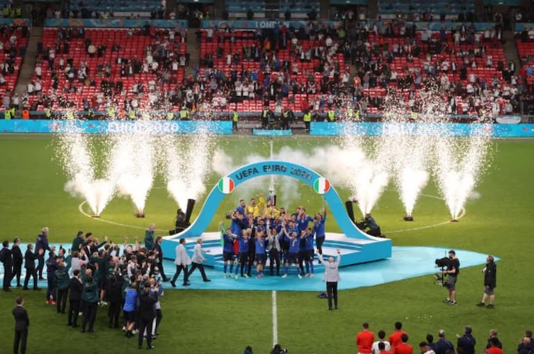 Các quốc gia từng đăng cai Euro - Đội vô địch - Á quân