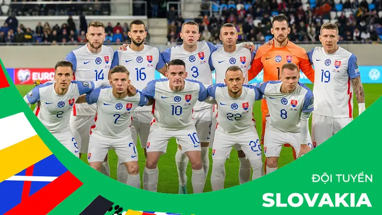 Danh sách các cầu thủ của đội tuyển Slovakia sẽ tham dự EURO 2024