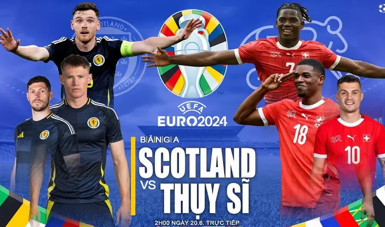 Thông tin trước trận đấu Scotland vs Thụy Sỹ